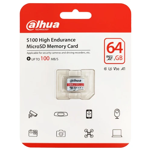 TF-S100/64GB microSD UHS-I DAHUA memóriakártya