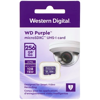WD UHS-I SD-MICRO-10/256-WD memóriakártya, 256GB Western Digital SDHC