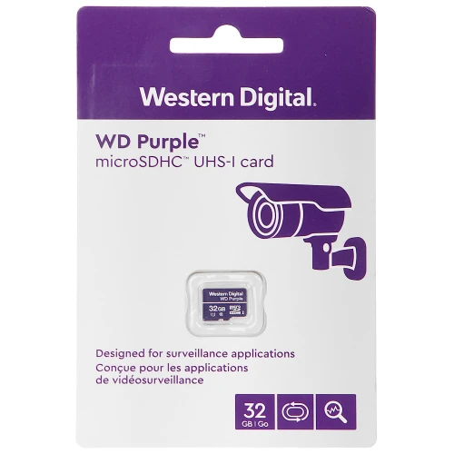 WD UHS-I SD-MICRO-10/32, 32GB Western Digital SDHC memóriakártya