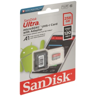 SD-MICRO-10/256-SANDISK UHS-I sdxc 256GB Sandisk memóriakártya