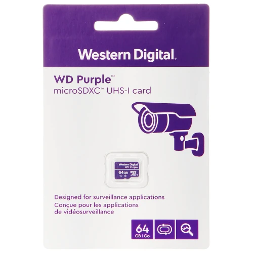Western Digital SD-MICRO-10/64-WD UHS-I sdhc 64GB memóriakártya