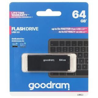 FD-64/UME3-GOODRAM 64GB USB 3.0 (3.1 Gen 1) Pendrive