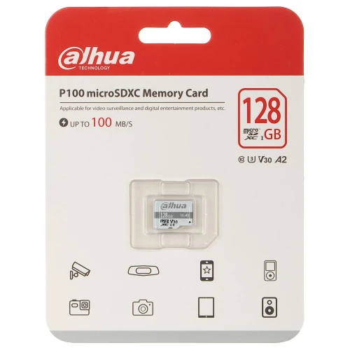 Memóriakártya TF-P100/128GB microSD UHS-I, SDXC 128GB DAHUA