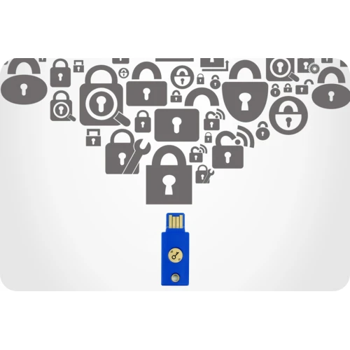 Yubico SecurityKey NFC - U2F FIDO/FIDO2 hardverkulcs