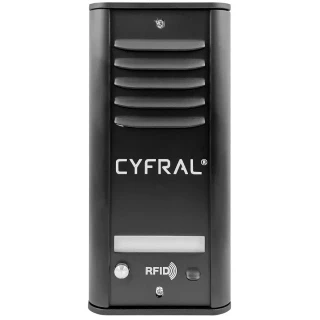 CYFRAL 1-lakásos COSMO R1 fekete analóg panel