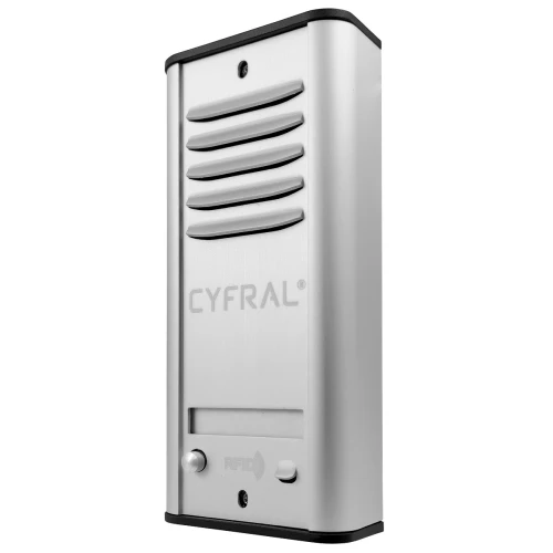 CYFRAL 1-lakásos COSMO R1 ezüst analóg panel