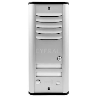 CYFRAL 2-lakásos COSMO R2 ezüst analóg panel