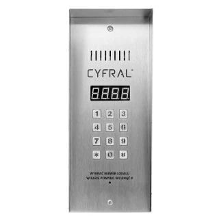 CYFRAL PC-3000R keskeny digitális panel RFiD olvasóval felszíni szereléshez