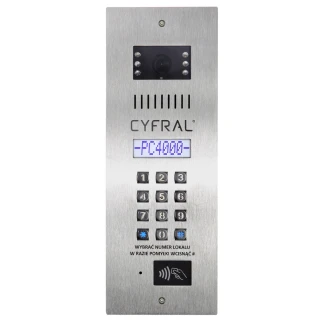 Cyfral PC-4000RV digitális panel