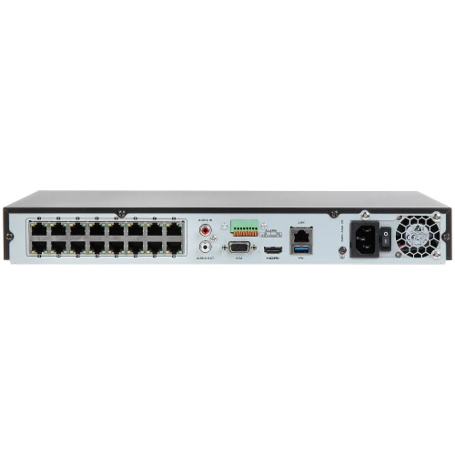 IP rögzítő DS-7616NI-K2/16P 16 csatorna 16-portos POE Switch Hikvision