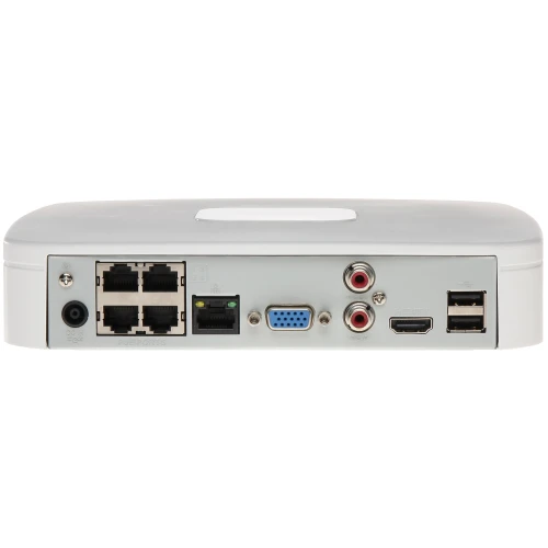 IP rögzítő NVR4104-P-4KS2/L 4 csatorna +4-portos POE switch DAHUA