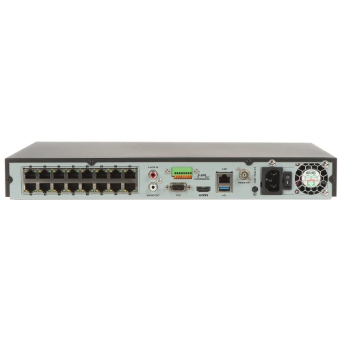 IP rögzítő DS-7616NXI-I2/16P/S(C) 16 csatorna +16 portos POE switch ACUSENSE Hikvision