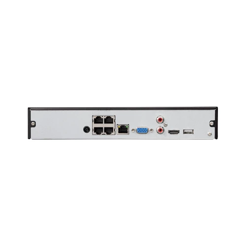 BCS-L-NVR0401-4KE-4P(2) 16MPx, BCS Line 4 csatornás IP PoE rögzítő
