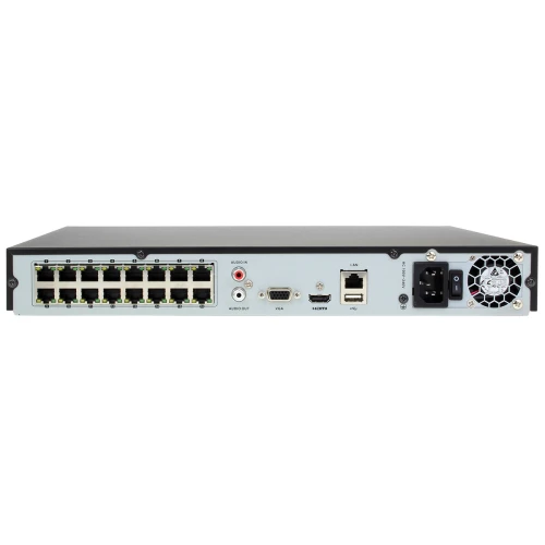 BCS-B-NVR1602-16P BCS Basic Digitális hálózati IP rögzítő üzlet, iroda megfigyeléséhez