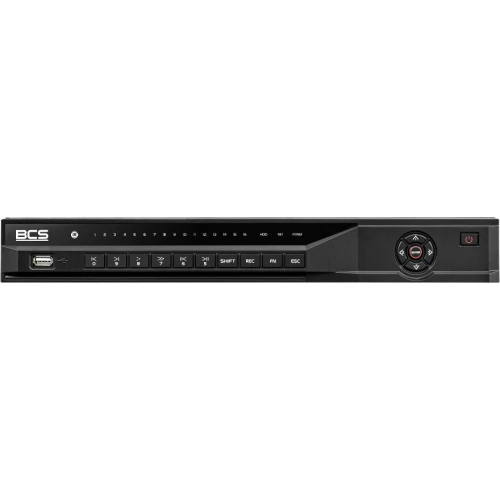 BCS-L-NVR3202-A-4K 32 csatornás, 2 lemezes IP rögzítő, 32Mpx, HDMI, 4K, BCS LINE