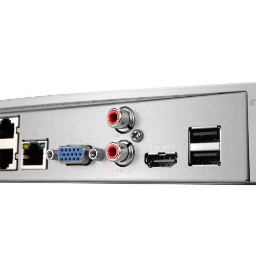 BCS Line márkájú BCS-L-SNVR0801-4KE-8P 8 csatornás 8MPx IP rögzítő