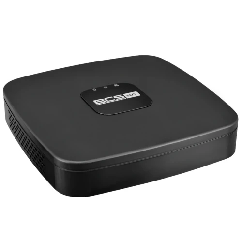 BCS LINE IP rögzítő BCS-L-SNVR0801-4KE-8P(2) 8 csatornás, 12MPX, PoE, HDMI4K/VGA