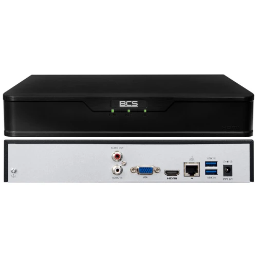 BCS-P-NVR1601-4K(3) 16 csatornás 4K IP rögzítő