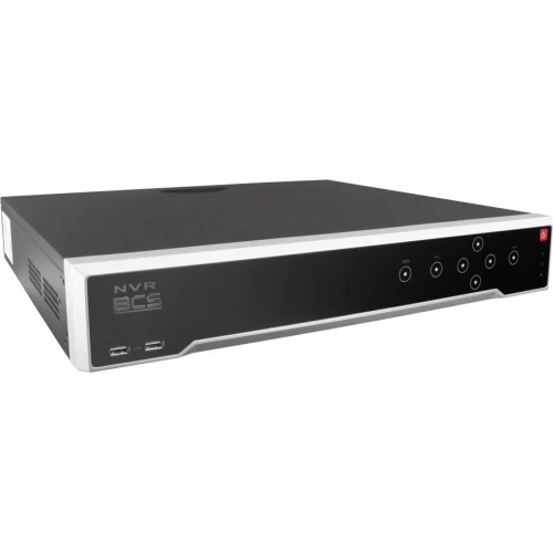 BCS-V-NVR3204-A-8K 32 csatornás, 4 lemezes, 32Mpx, HDMI 8K IP rögzítő