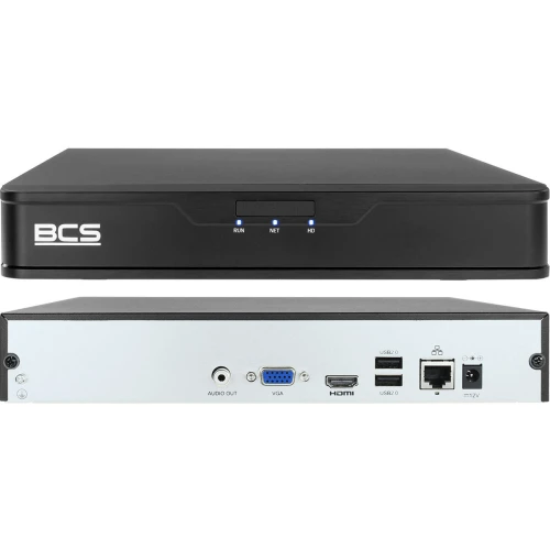 16x BCS-P-EIP14FSR3 4Mpx, BCS-P-NVR1601-4KE-III, tartozékok megfigyelő készlet