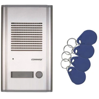 Egyfelhasználós kaputelefon állomás RFID olvasóval Commax DR-201A/RFID