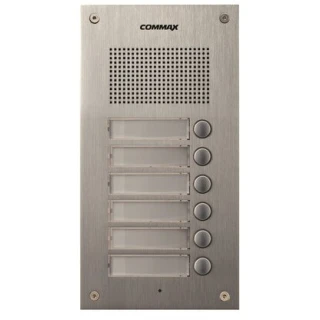 Szextagú Commax DR-6UM kaputelefon állomás