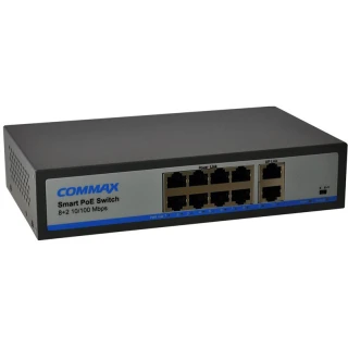 CIOT-H8L2 COMMAX IP 8 POE 2 UPLINK 10 portos switch