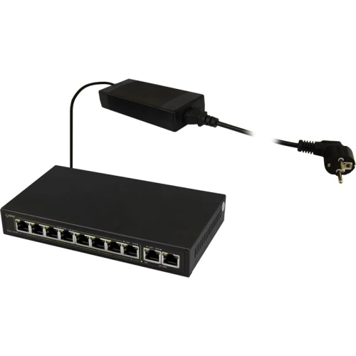 10 portos SG108 switch 8 IP kamera számára