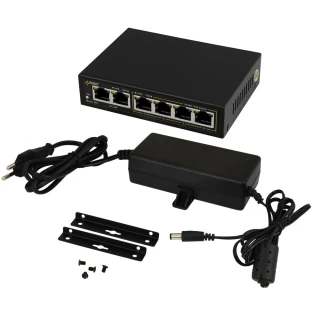 S64 6 portos switch 4 IP kamera számára