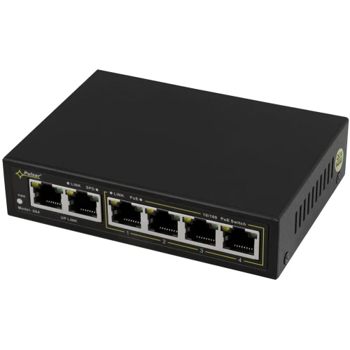 SG64 6 portos switch 4 IP kamera számára