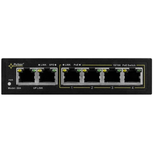 SG64 6 portos switch 4 IP kamera számára