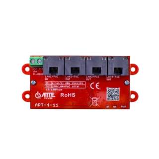Switch PoE 4 portowy ATTE 10/100Mbps extender APT-4-11
