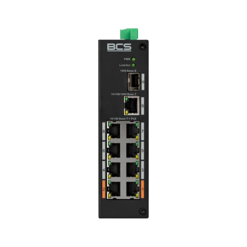 SWITCH POE BBCS-L-SP0801G-1SFP(2) 9 portos