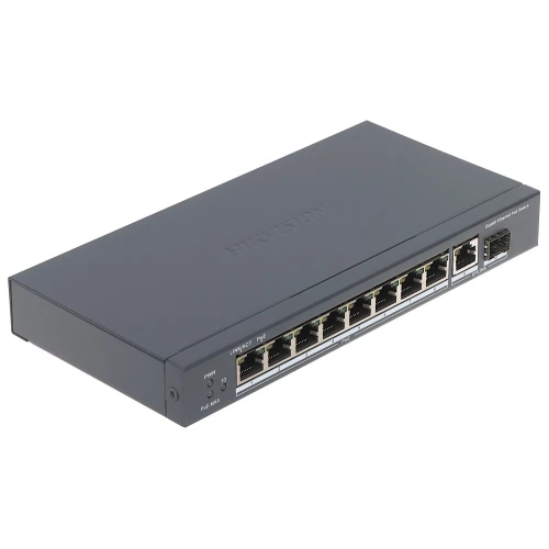 PoE Switch DS-3E0510P-E 8-portos SFP Hikvision