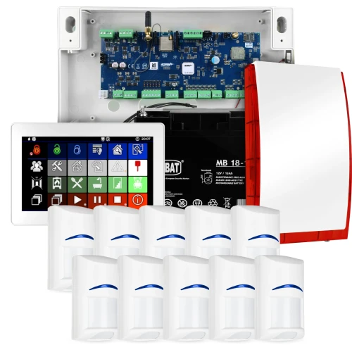 Ropam NeoLTE-IP-64 riasztórendszer, 10x BOSCH érzékelő, TPR-7W, GSM, Wi-Fi