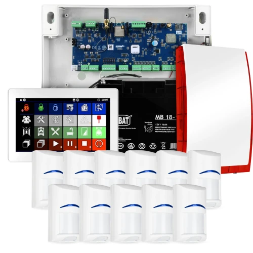 Ropam NeoLTE-IP-64 riasztórendszer, 11x BOSCH érzékelő, TPR-7W, GSM, Wi-Fi