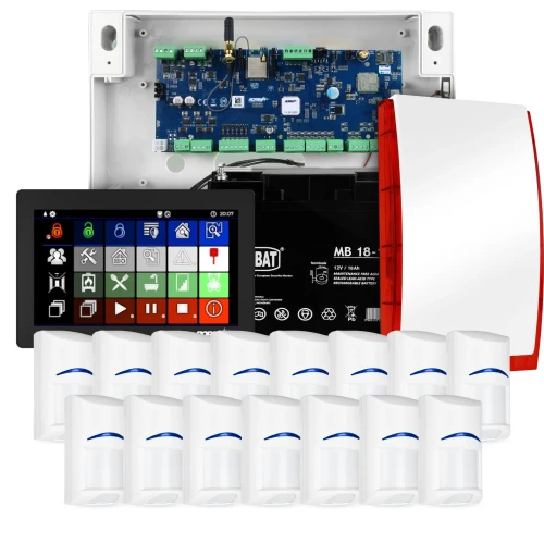 Ropam NeoLTE-IP-64 riasztórendszer, 15x BOSCH érzékelő, TPR-7B, GSM, Wi-Fi