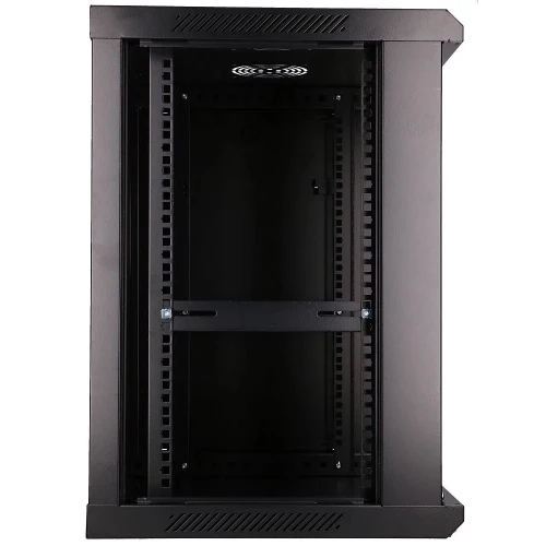 Extralink 12U összeszerelhető RACK szekrény, 600x450, falra szerelhető, Fekete