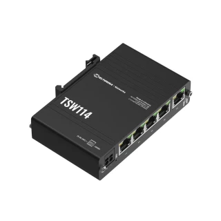 Teltonika TSW114 | Switch | 5x RJ45 1000Mb/s, DIN sín