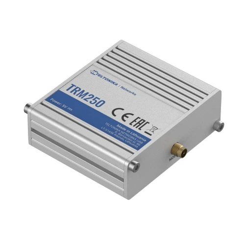 Teltonika TRM250 | Ipari modem | 4G/LTE (Cat M1), NB-IoT, 3G, 2G, mini SIM, IP30