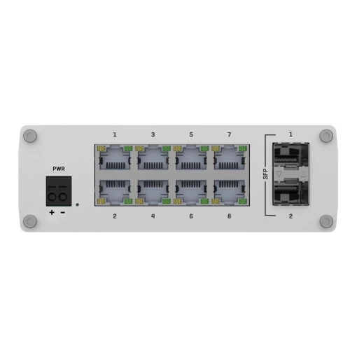 Teltonika TSW210 | Kapcsoló | 8x RJ45 1000Mb/s, 2x SFP