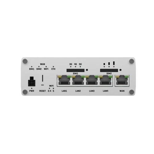 Teltonika RUTX50 | Professzionális ipari router | 5G, Wi-Fi 5, Dual SIM, 5x RJ45 1000Mb/s