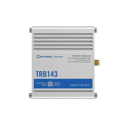 Teltonika TRB143 | Gateway, IoT kapu | LTE Cat 4, 3G, 2G, M-Bus, Távoli kezelés