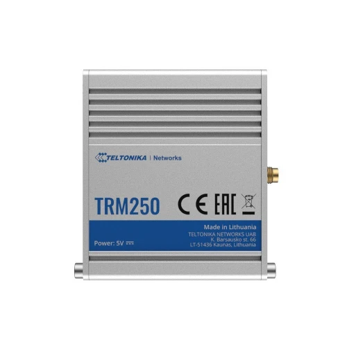 Teltonika TRM250 | Ipari modem | 4G/LTE (Cat M1), NB-IoT, 3G, 2G, mini SIM, IP30