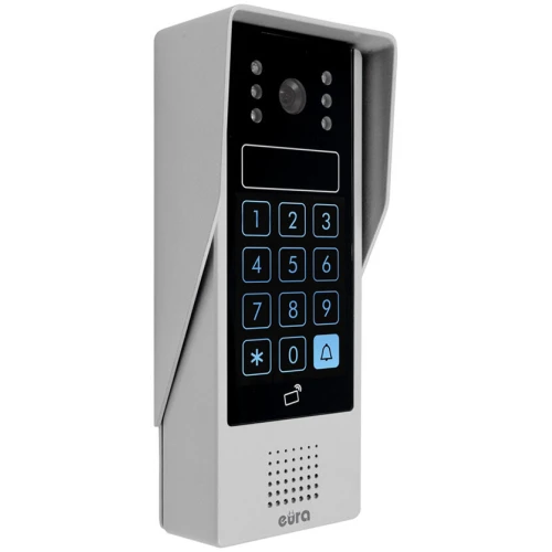 EURA VDP-90A3 DELTA+ fehér 7'' videókaputelefon, full hd, WiFi, 2 bemenet, titkosító, közelítő olvasó, ahd, tuya