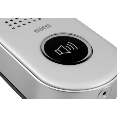 EURA VDP-62A5 WHITE "2EASY" - egy családi videókaputelefon, 4,3" LCD, fehér, felszíni szerelésű