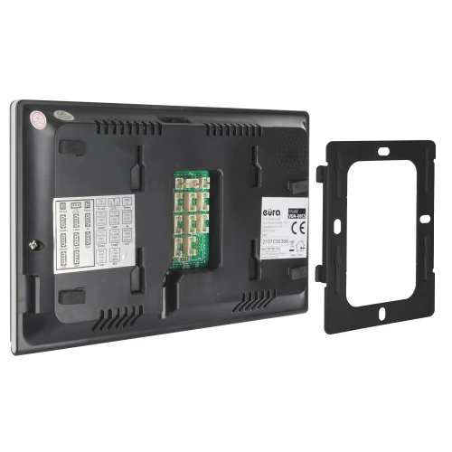 EURA VDA-08C5 monitor - fekete, érintőképernyős, 7'' LCD, FHD, WiFi, képmemória, 128GB SD