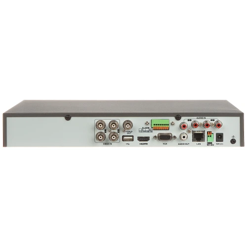 AHD, HD-CVI, HD-TVI, CVBS, TCP/IP IDS-7204HQHI-M1/S(C)/4A+4/1ALM 4 csatornás ACUSENSE Hikvision rögzítő
