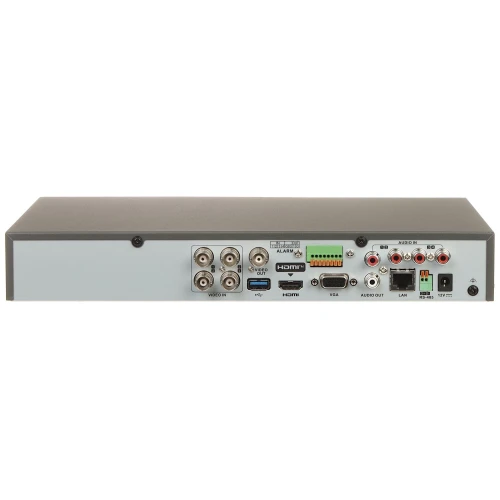 AHD, HD-CVI, HD-TVI, CVBS, TCP/IP IDS-7204HTHI-M1/S(C)/4A 4/1ALM 4 csatornás ACUSENSE Hikvision rögzítő