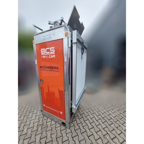 BCS MOBILCAM BCS-PS2X305W napfigyelő torony napelemekkel